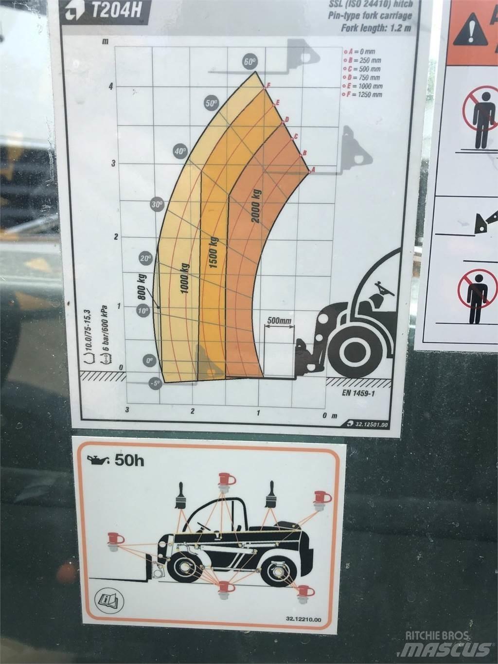 Ausa T204H Teleskopické nakladače pro zemědělství