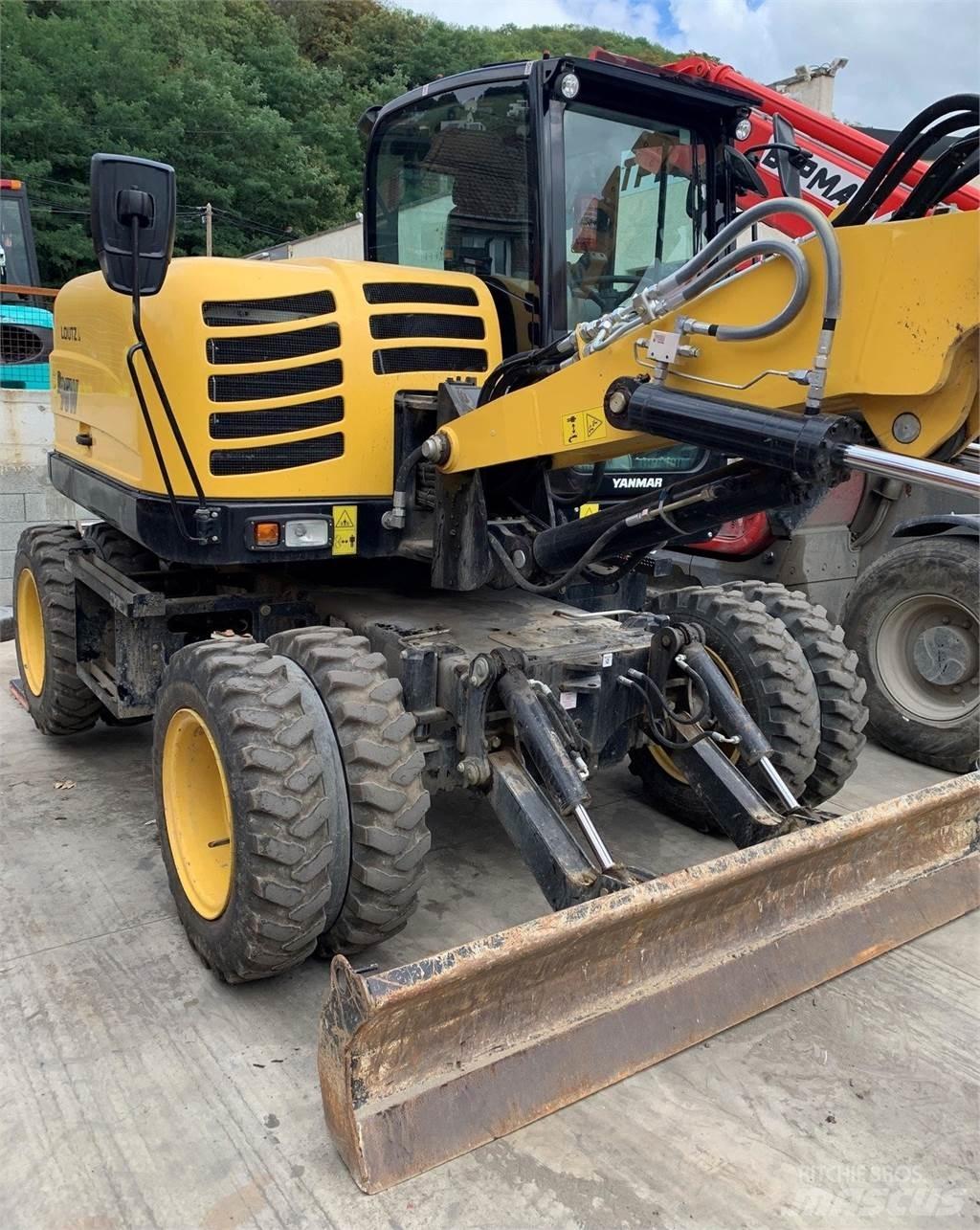Yanmar B95W Kolová rýpadla