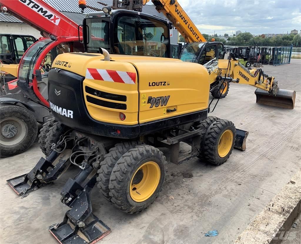 Yanmar B95W Kolová rýpadla