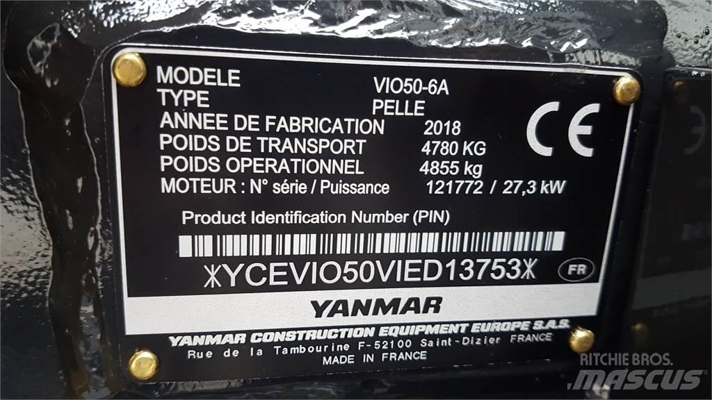 Yanmar ViO50-6 Mini rýpadla < 7t