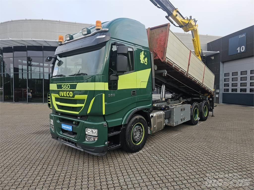 Iveco Stralis 560 6x4 Lanový nosič kontejnerů