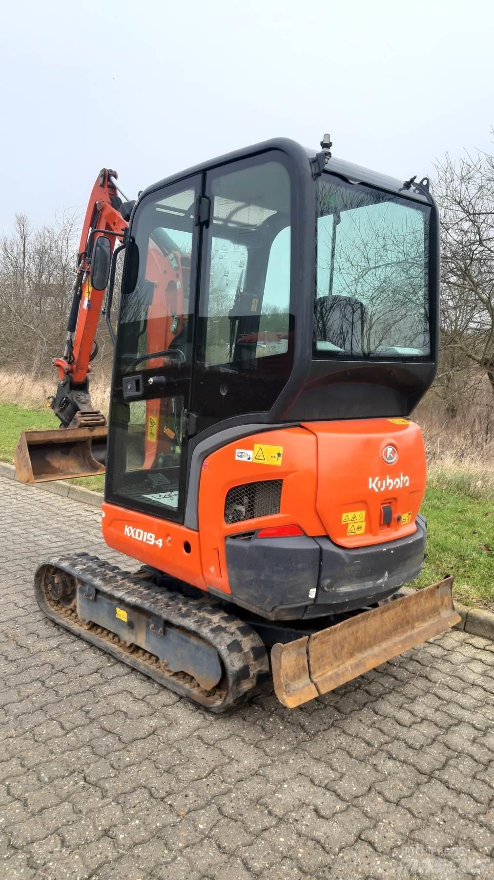 Kubota KX019-4 Mini rýpadla < 7t