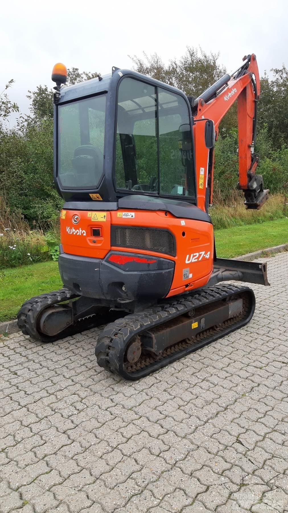 Kubota U27-3 Mini rýpadla < 7t