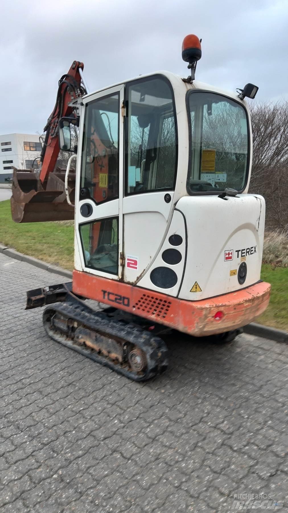 Terex TC20 Mini rýpadla < 7t