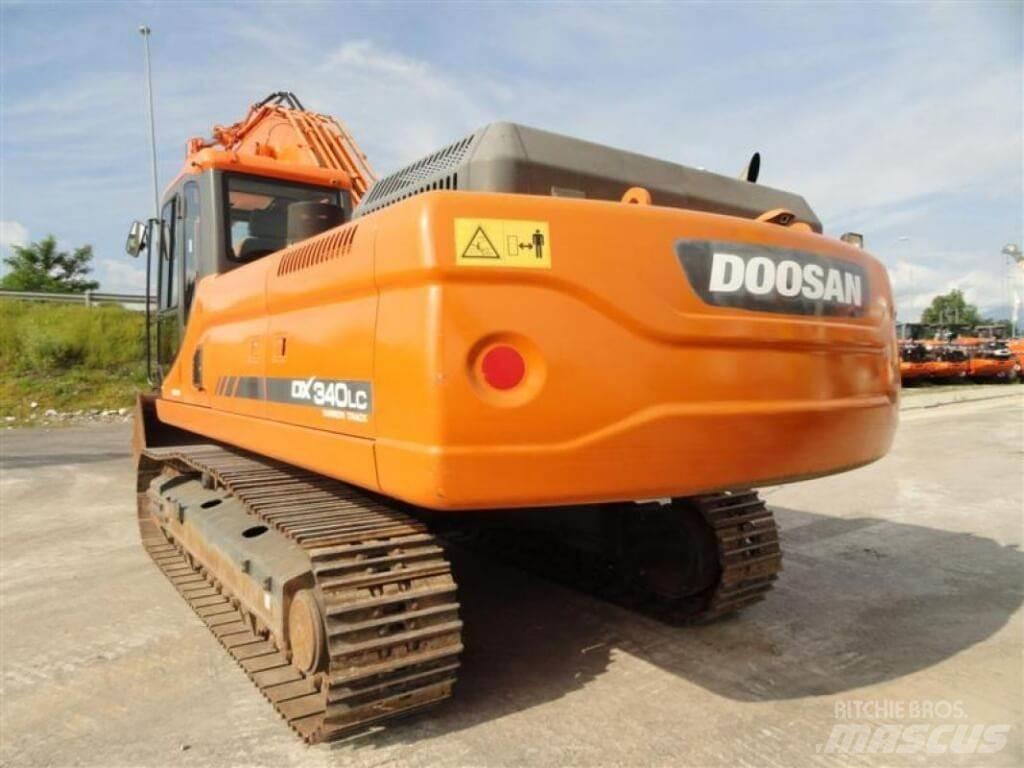 Doosan DX340LC Pásová rýpadla