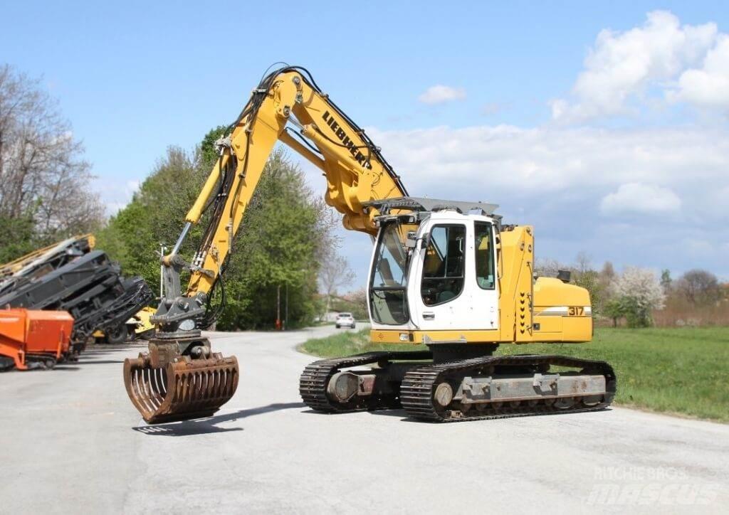 Liebherr R317 Litronic Kolová rýpadla