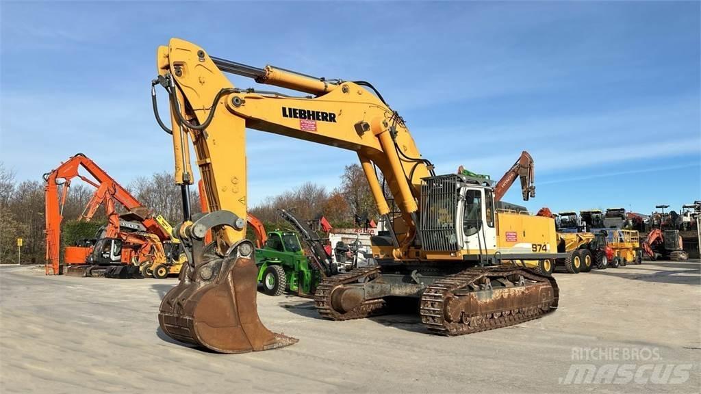Liebherr R974C HDSL Pásová rýpadla
