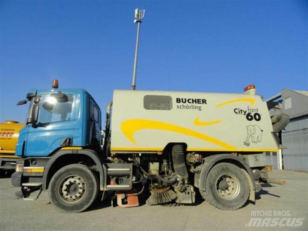 Scania P 230 Bucher Zametací vozy