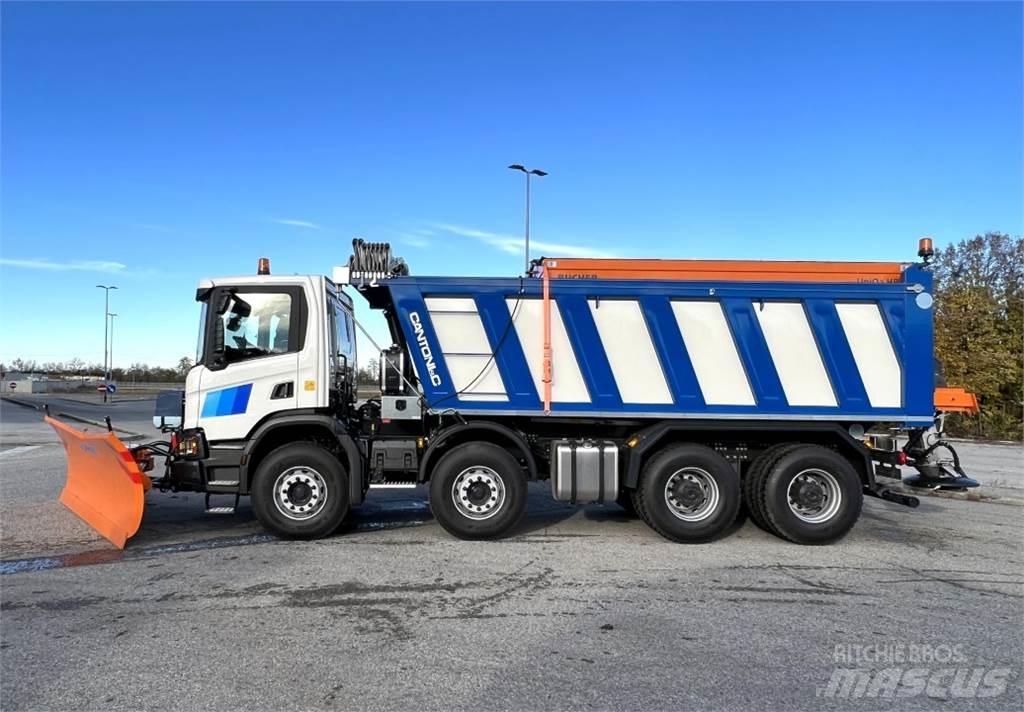Scania P500 XT 8X4 Sněžné pluhy, přední sněhové radlice
