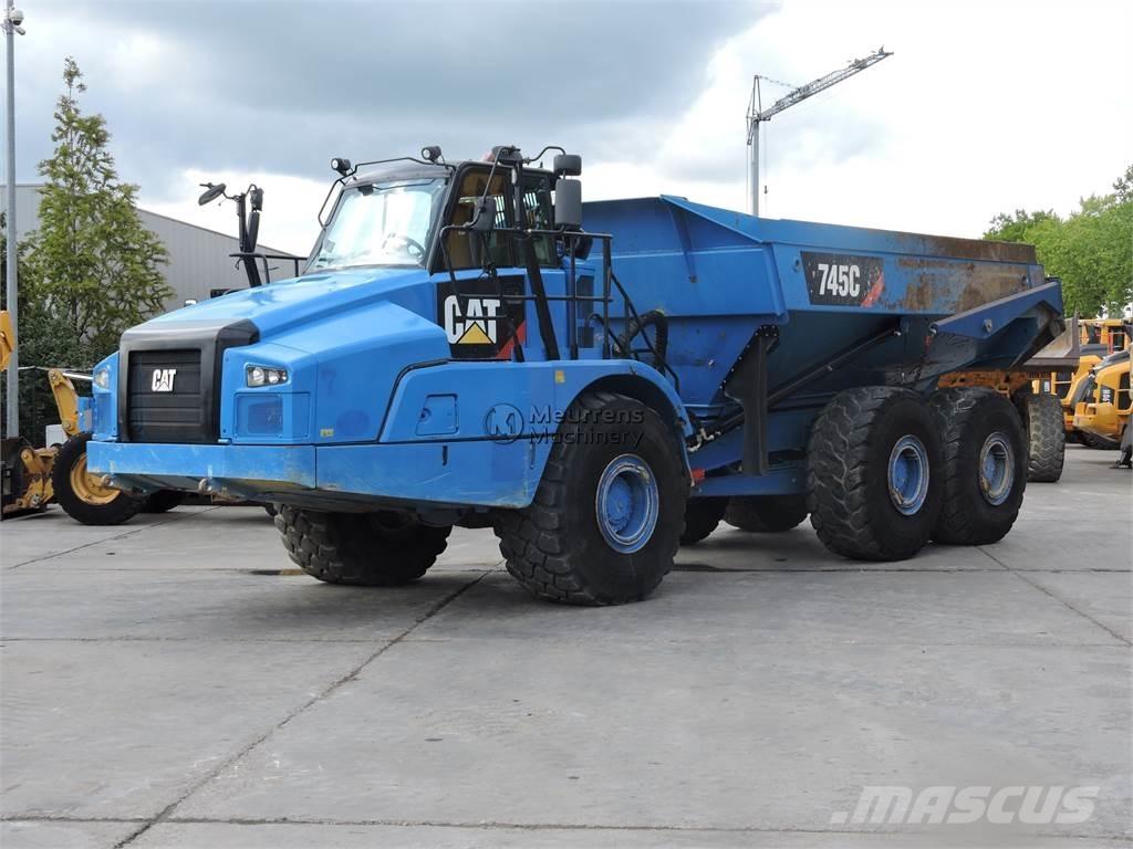 CAT 745C TAILGATE Kloubové dempry