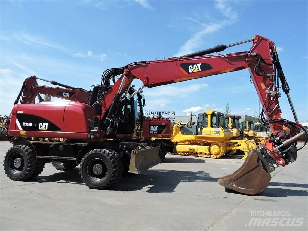 CAT M316D Kolová rýpadla