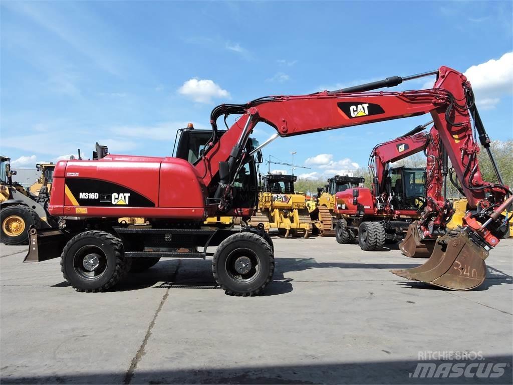 CAT M316D Kolová rýpadla