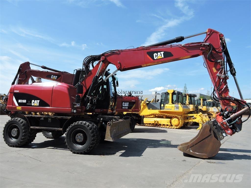 CAT M316D ROTOTILT Kolová rýpadla