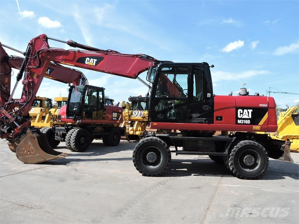 CAT M316D ROTOTILT Kolová rýpadla