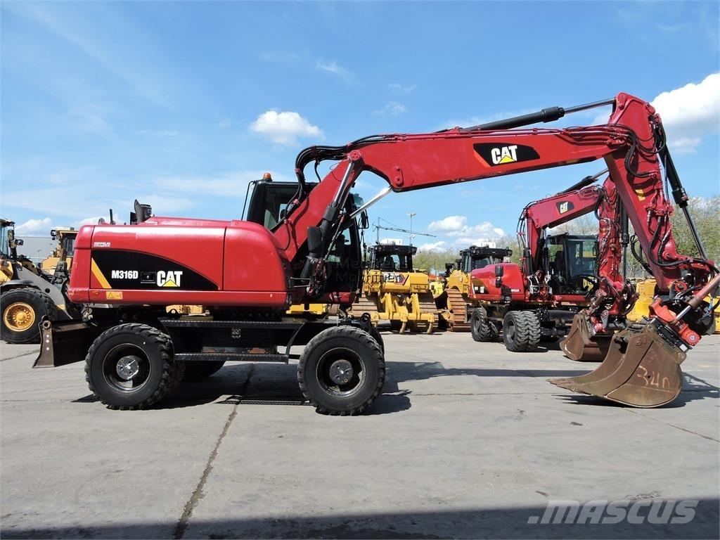 CAT M316D ROTOTILT Kolová rýpadla