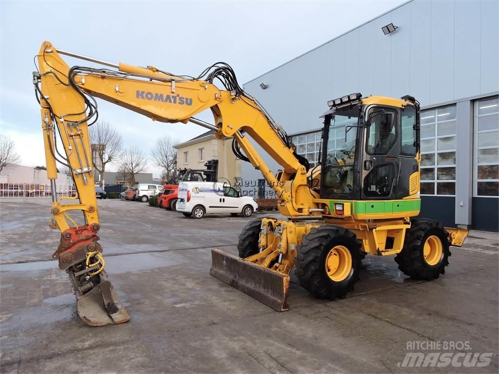 Komatsu PW98 Kolová rýpadla