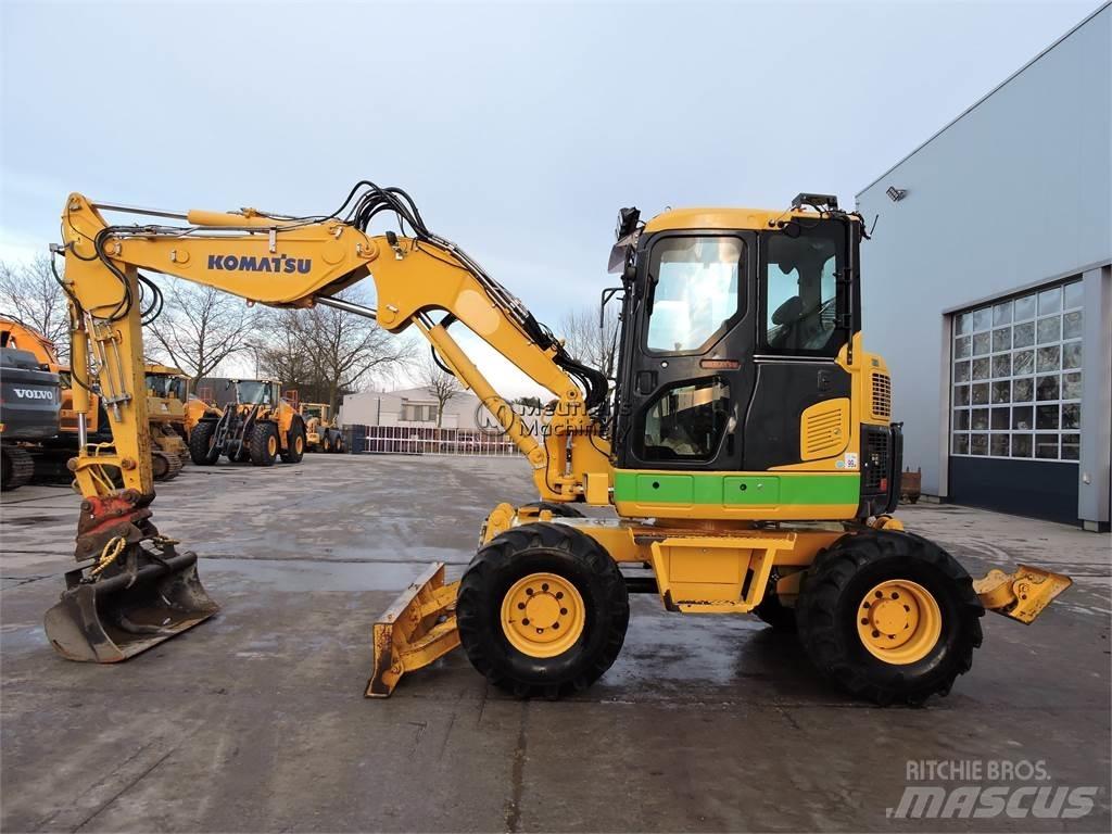 Komatsu PW98 Kolová rýpadla