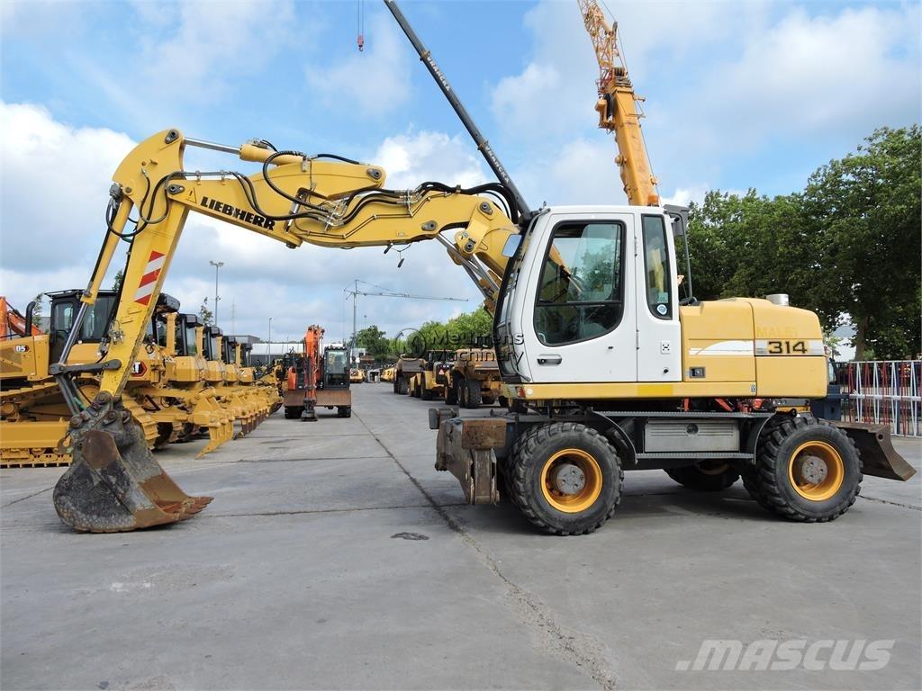 Liebherr A314 Kolová rýpadla