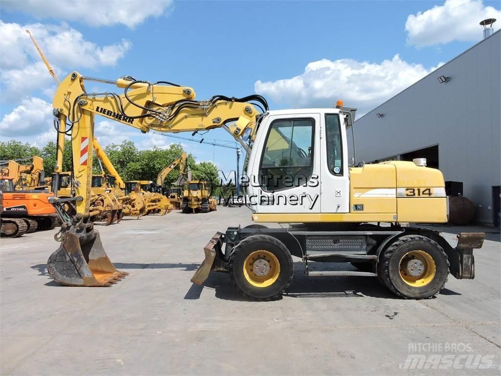 Liebherr A314 Kolová rýpadla