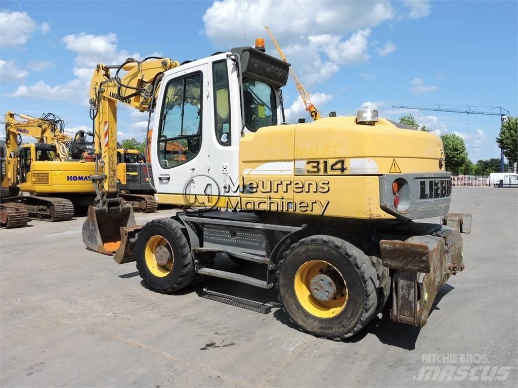 Liebherr A314 Kolová rýpadla