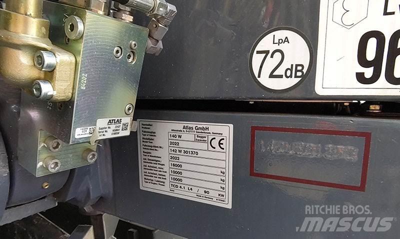 Atlas 140 W Kolová rýpadla