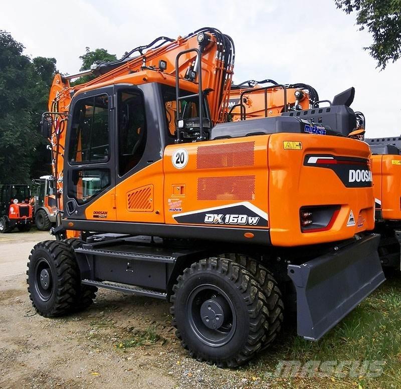 Doosan DX 160 W-7 Kolová rýpadla
