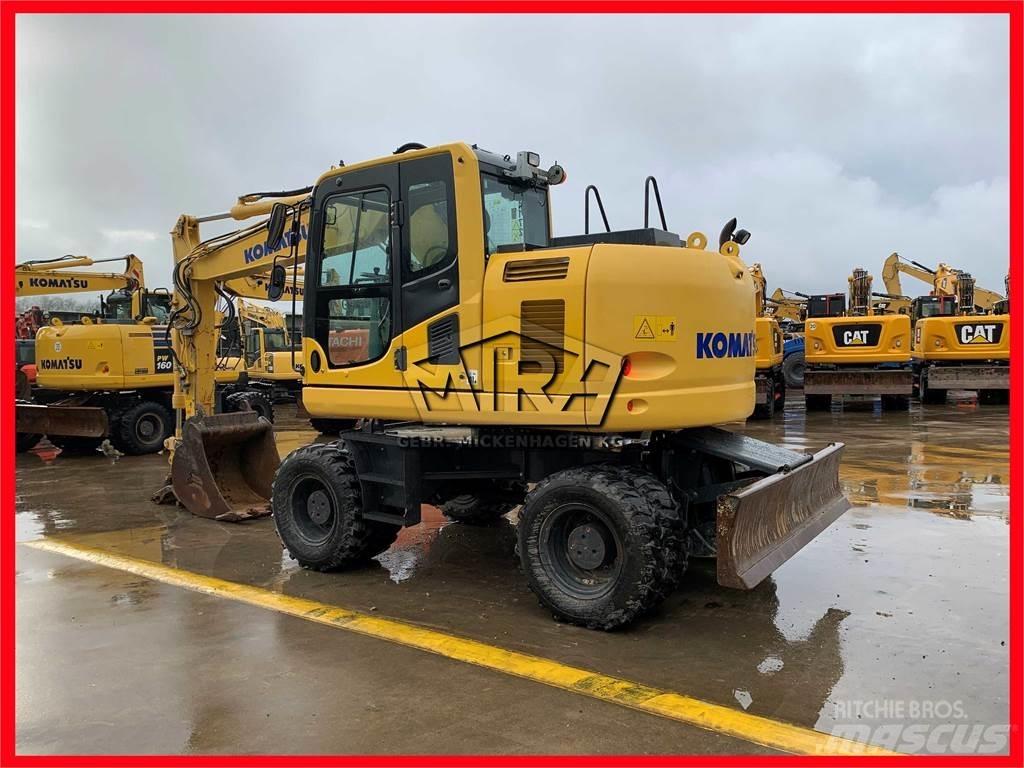 Komatsu PW148-10 Kolová rýpadla
