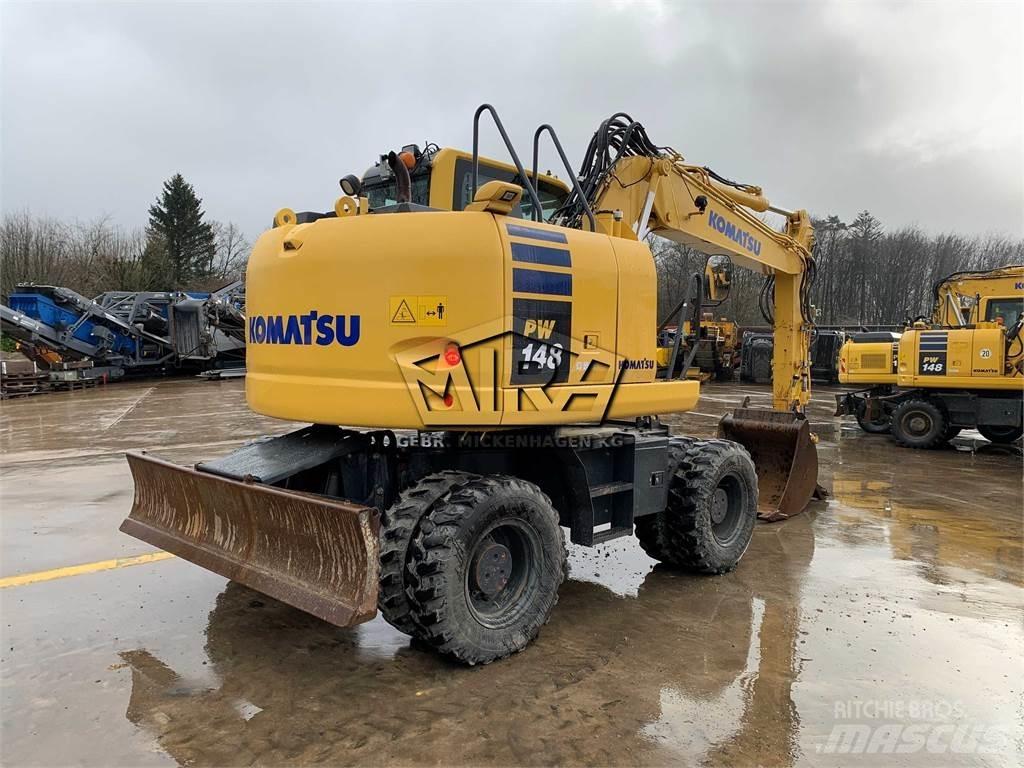 Komatsu PW148-10 Kolová rýpadla
