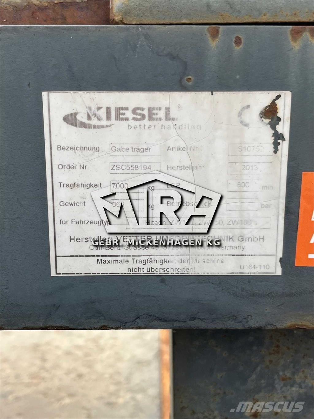 Volvo SW / L90 Vidlice