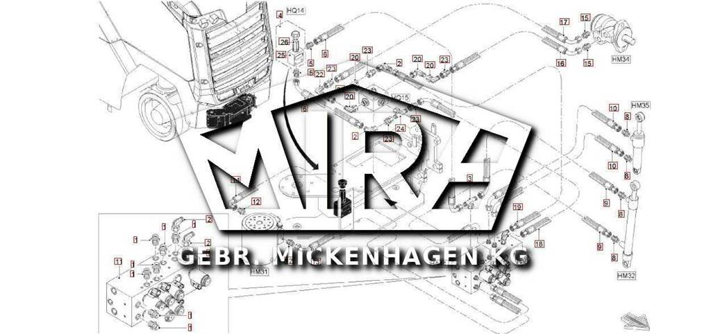 Wirtgen W50 / W60 Zametací vozy