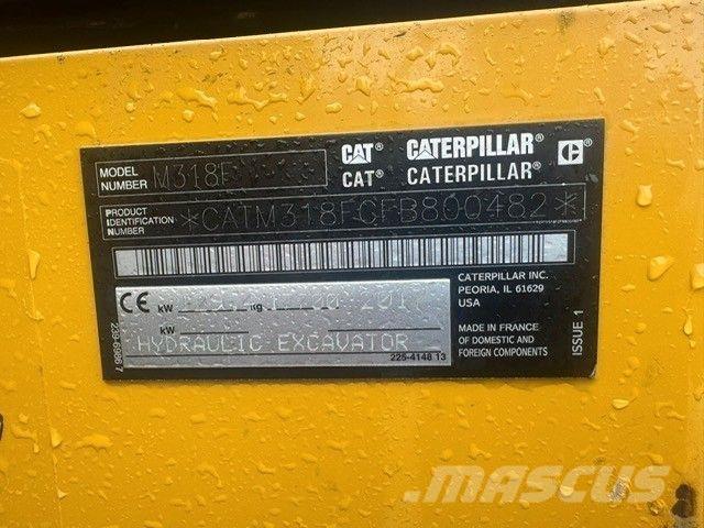 CAT M318F Kolová rýpadla