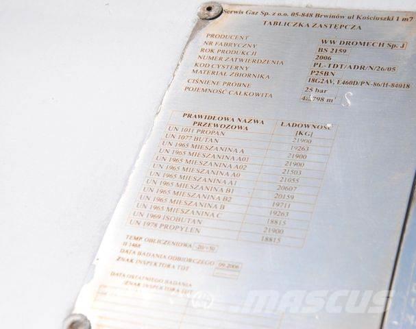  Dromech, tank Cisternové návěsy