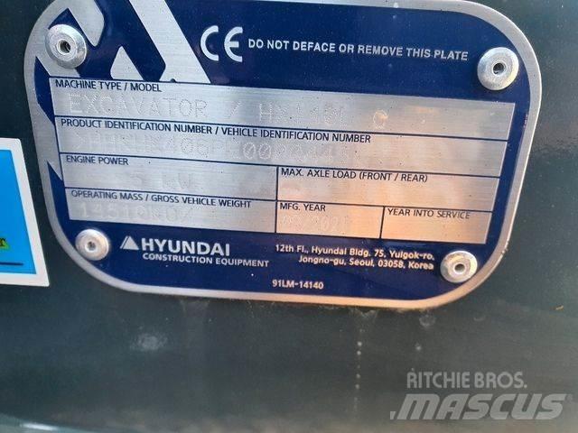 Hyundai HX140LC Pásová rýpadla