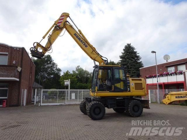 Komatsu PW180-11 Kolová rýpadla
