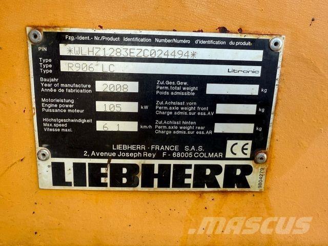 Liebherr R 906 LC Pásová rýpadla