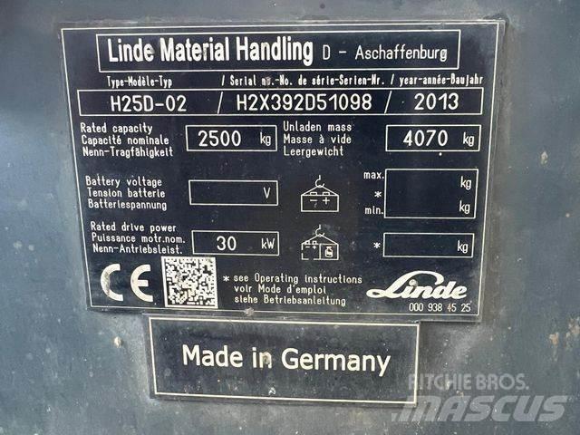 Linde H 25 Další