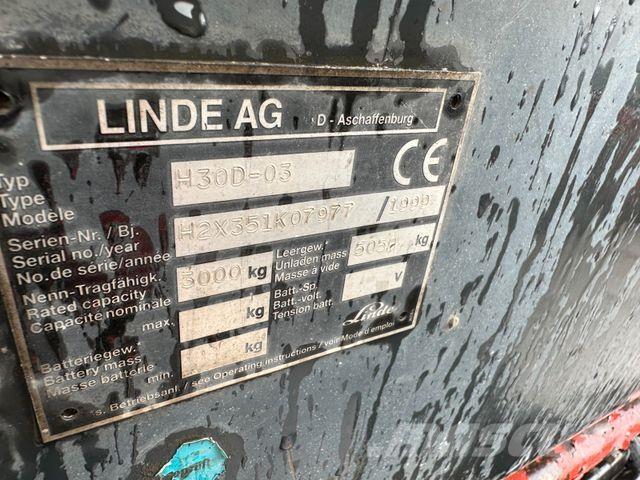 Linde H30D-30 Terénní vysokozdvižné vozíky