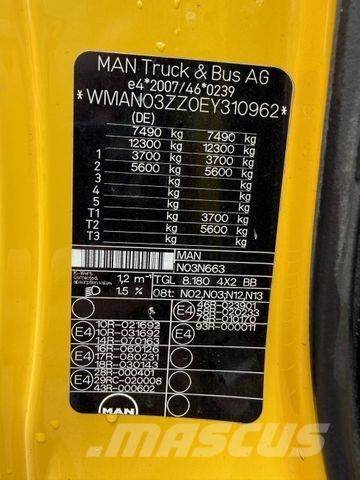 MAN TGL 8.180 BB Valníky/Sklápěcí bočnice