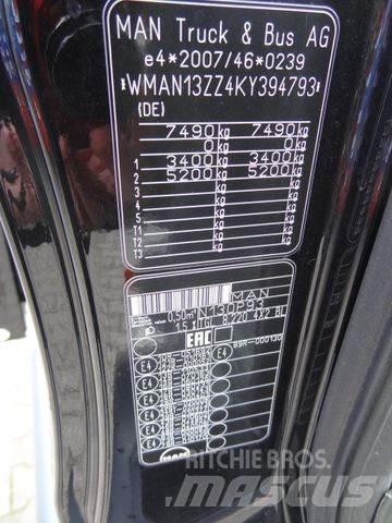 MAN TGL 8.220 BL Zaplachtované vozy