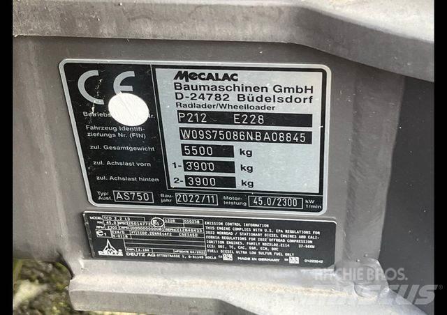 Mecalac AS 750 Kolové nakladače
