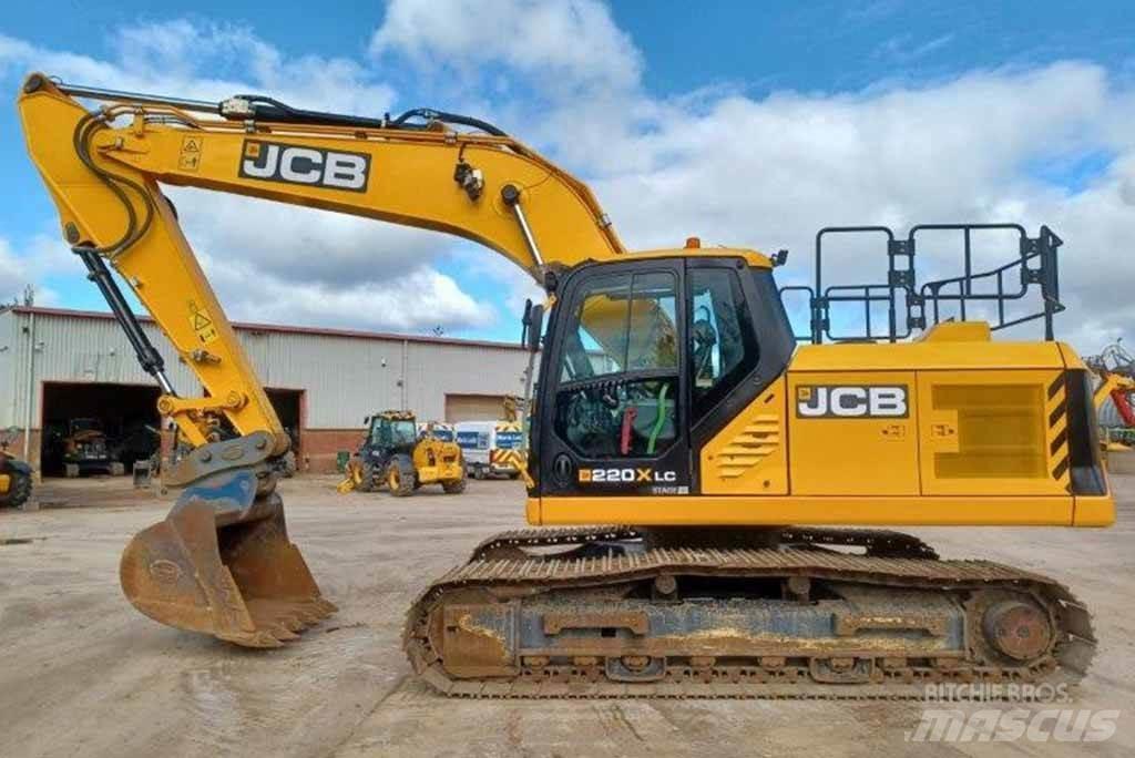 JCB 220X Pásová rýpadla