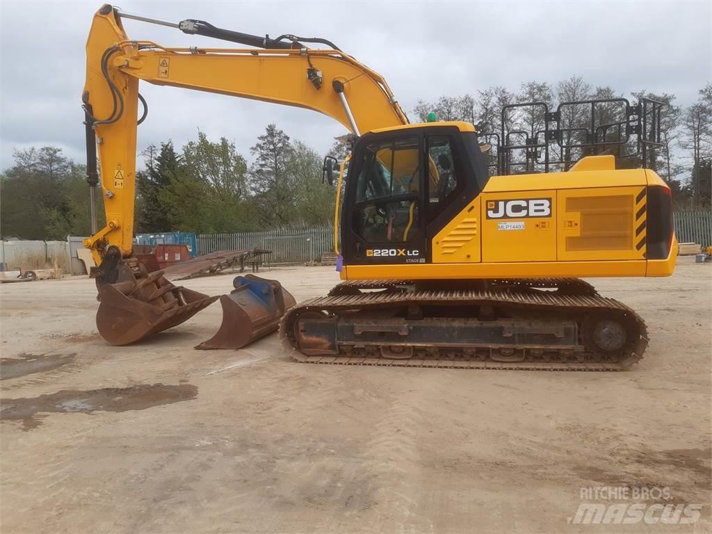 JCB 220X Pásová rýpadla