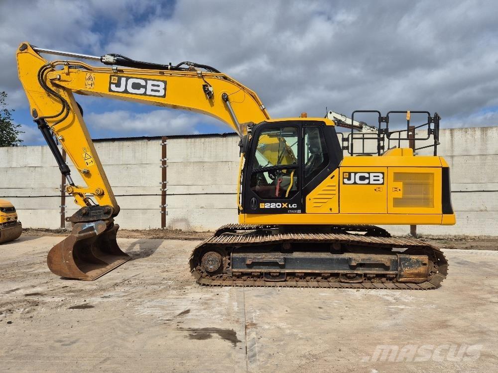 JCB 220X Pásová rýpadla