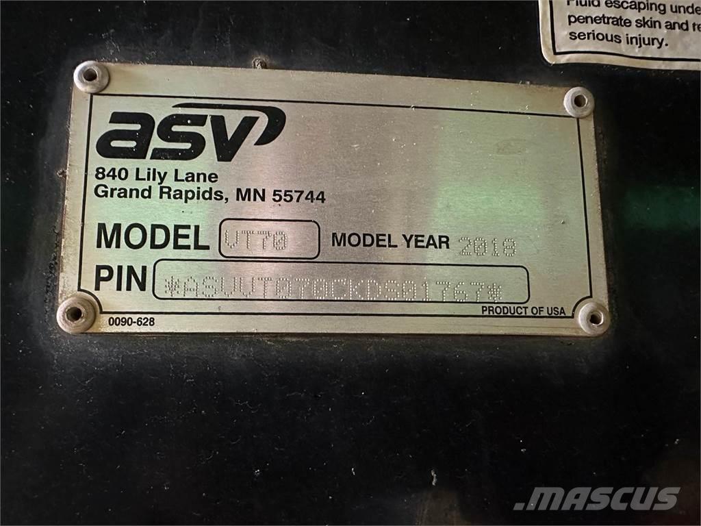 ASV VT-70 Smykem řízené nakladače
