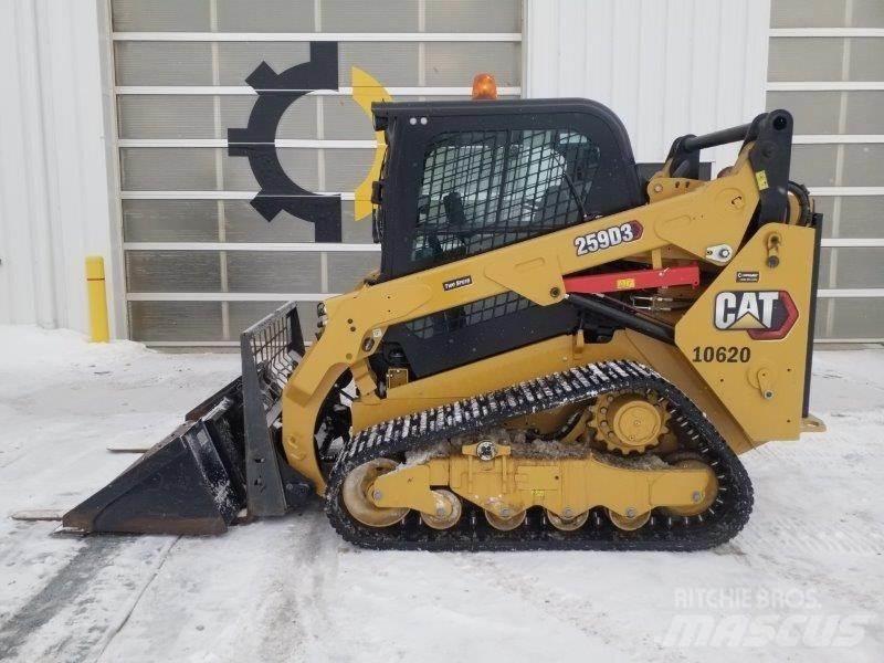CAT 259D3 Smykem řízené nakladače