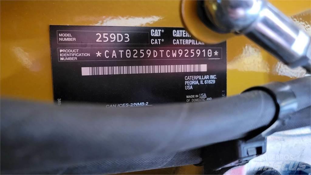 CAT 259D3 Smykem řízené nakladače