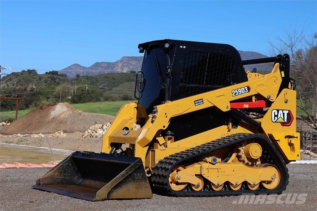 CAT 259D3 Smykem řízené nakladače