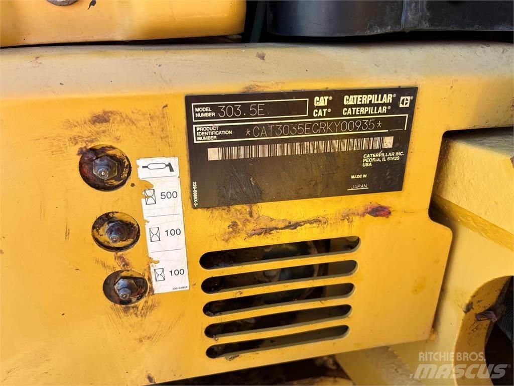 CAT 303.5 Pásová rýpadla