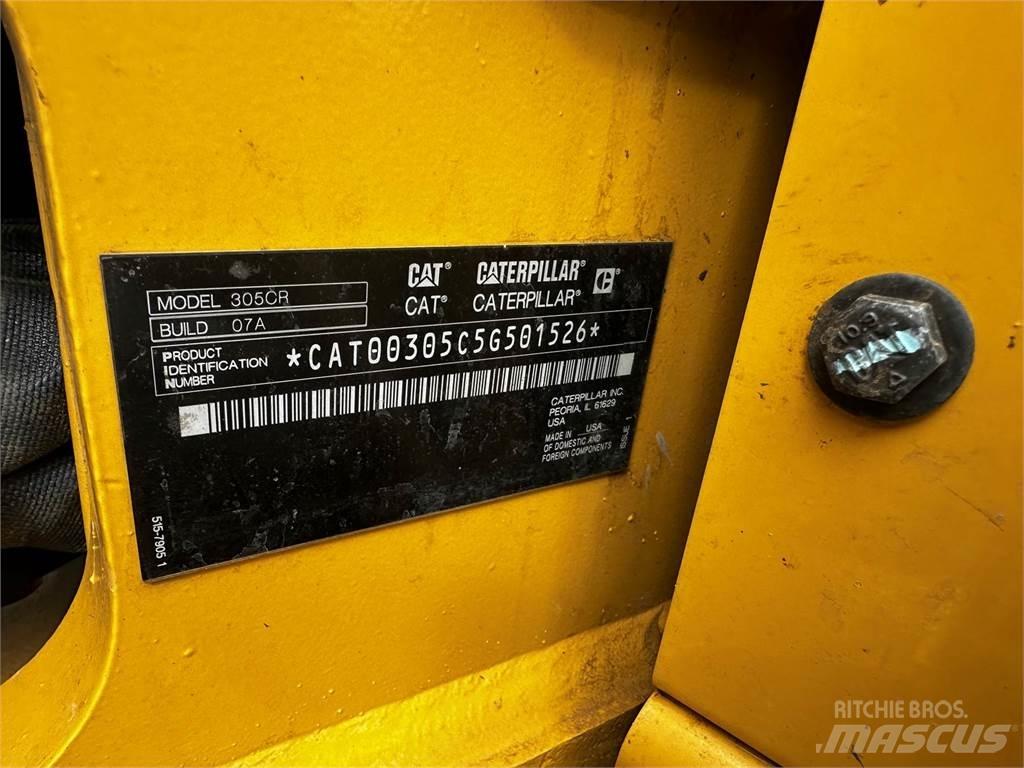 CAT 305 Pásová rýpadla