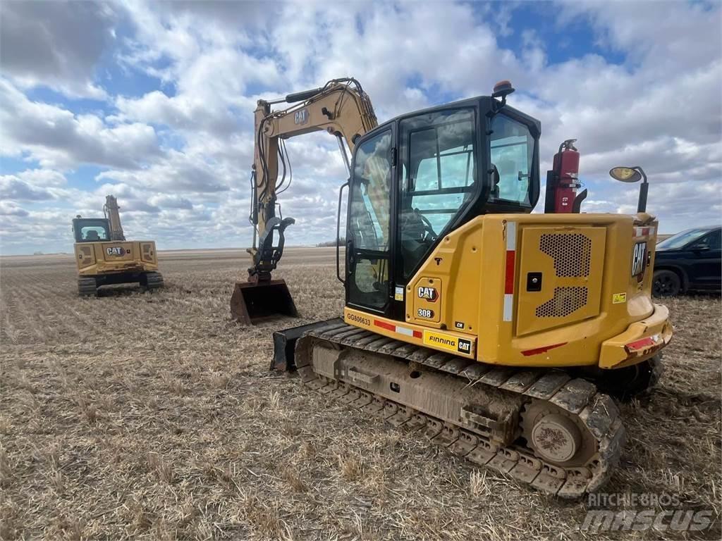 CAT 308CR Pásová rýpadla